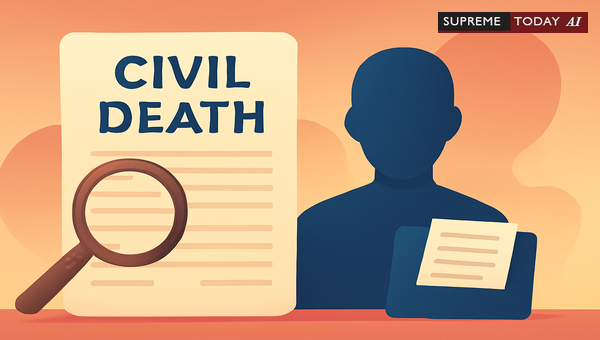 FIR Requirement for Civil Death Declaration Under Section 108 of the Indian Evidence Act