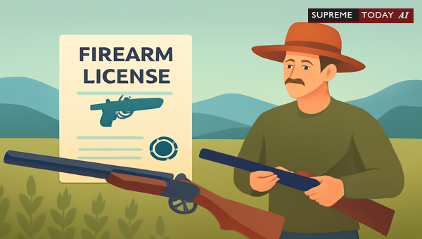 Proving Personal Threat Not Required for Crop Protection Firearm License in India