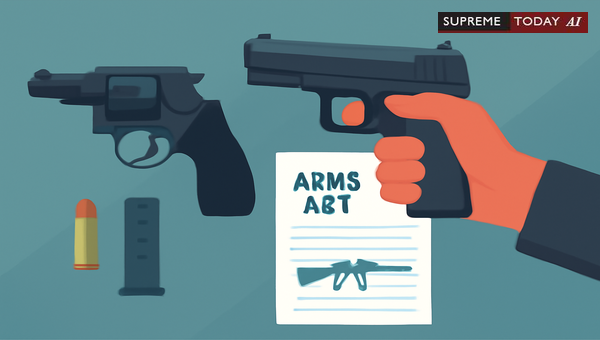 Legal Requirements for Transfer and Possession of Firearms Under the Arms Act 1959