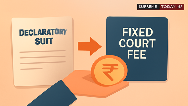 When Rs 22 Fixed Court Fee Applies to Declaratory Suits under the Court Fees Act