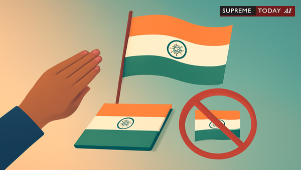 Prohibition on Commercial Use and Dipping of the Indian National Flag in Salute