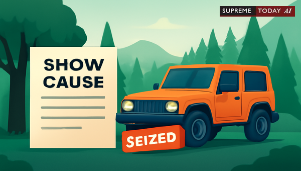 Forest Act Seizures Without FIR: Examining Confiscation Powers and Procedural Safeguards