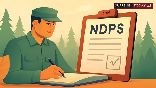 Authority of Forest Officers to Register NDPS Act Offenses: Legal Thresholds and Notifications