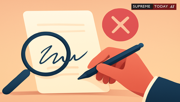 Proving Forged Signatures: Why Benefactor Guilt is Never Automatically Presumed