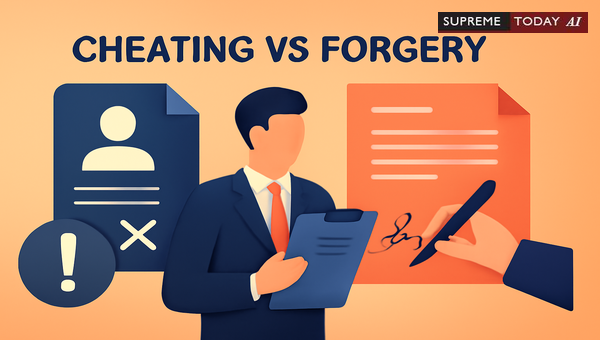 When Forgery Charges Stand Independent of Cheating Offences under the Indian Penal Code