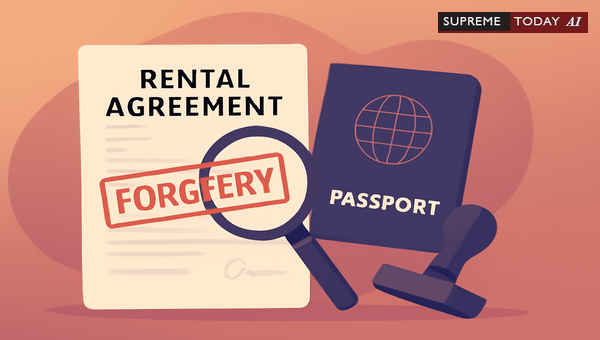 Forgery of Rental Agreement for Passport Applications: Violations and IPC Implications