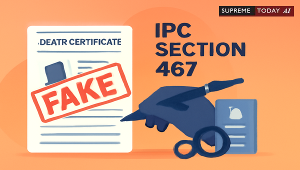 Is Altering a Death Certificate Date Forgery Under IPC Section 467?