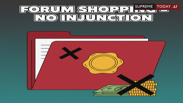 Forum Shopping Bars Equitable Injunction Relief
