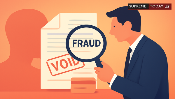 Fraud as a Vitiating Factor in Contractual Validity: Jurisprudence and Evidentiary Burden