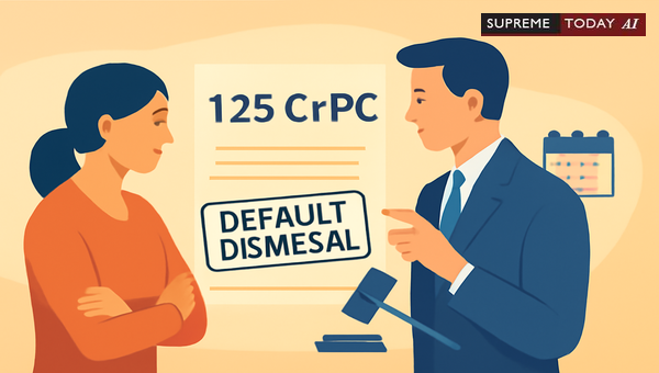 Filing Fresh Section 125 CrPC Maintenance Applications After Default Dismissal