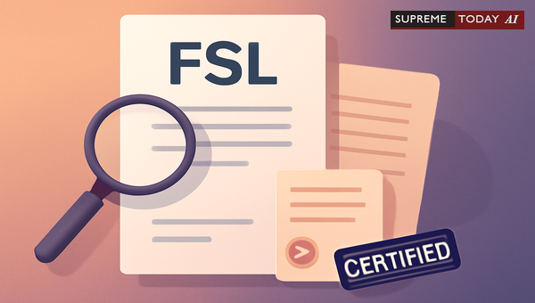 FSL Report Admissibility: Rules for Original Documents and Certified Copies in Court