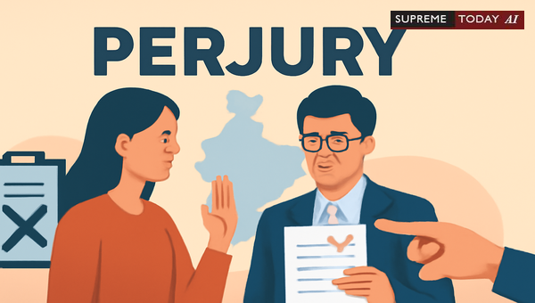 Does Furnishing a Wrong Copy During Litigation Constitute Perjury Under Indian Law?