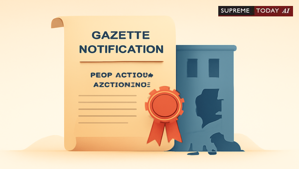 Gazette Notifications Under Section 2(vi) of the Prevention of Damage to Public Property Act 1984
