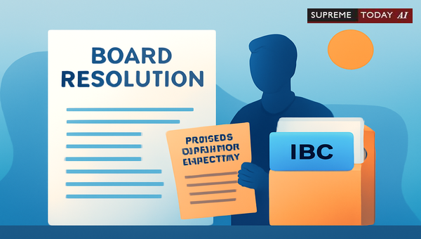 General Power of Attorney Authority to Initiate Section 7 IBC Proceedings Without Board Resolution