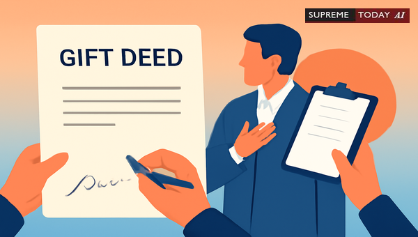 Is a Gift Deed Binding on an Attesting Witness? Analysis of Indian Property Law