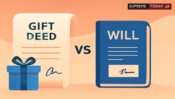 Gift Deeds Versus Wills: Determining Property Transfer Precedence and Legal Validity