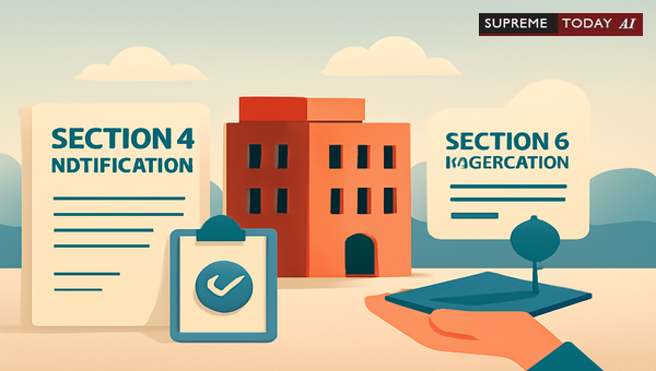 Government Construction on Donated Land: Does Section 4 Notification Authorize Use?