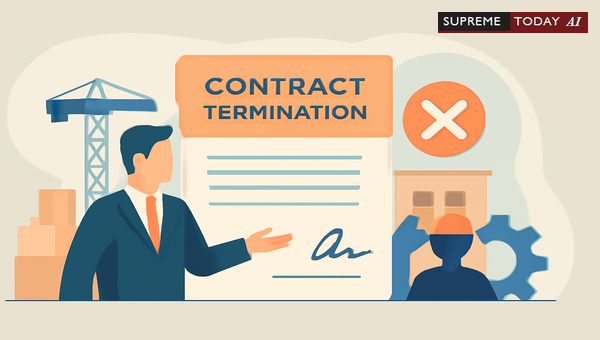 Legal Authority of Government Departments to Execute Balance Work Post-Contract Termination