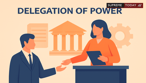 Government Delegation of Power to Subordinate Officers: Principles and Judicial Limits