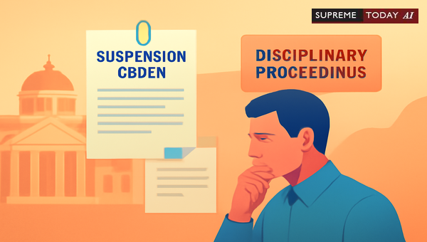 Judicial Standards for Suspending Government Employees in Contemplation of Inquiry
