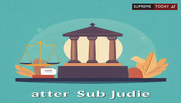 Preventing Government Intervention When a Civil Matter is Sub Judice Before the Court