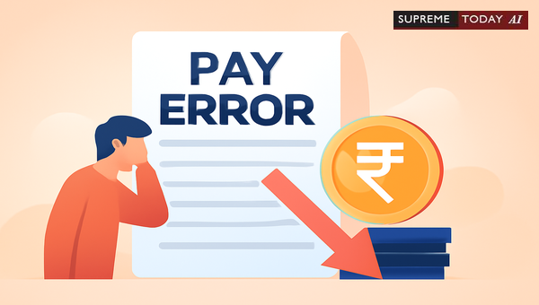 Can Government Recover Excess Salary Paid Due to Typographical Errors in Pay Fixation?