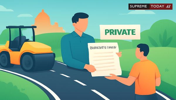 Challenge Unauthorized Government Road Construction on Private Land Without Compensation