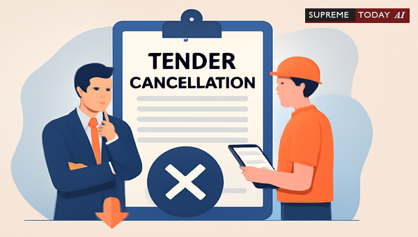 Can Government Authorities Cancel Tenders Post-Award After Partial Execution of Work?