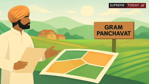 Gram Panchayat Authority and Limitations on Agricultural Land Partition Under State Laws