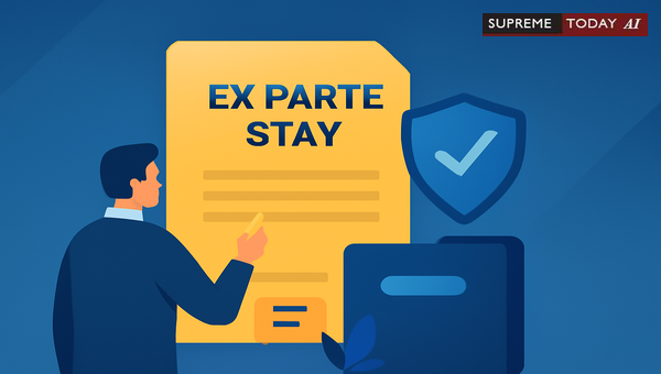 Granting Ex Parte Stay Orders When a Caveat Is Filed: Legal Principles and Precedents