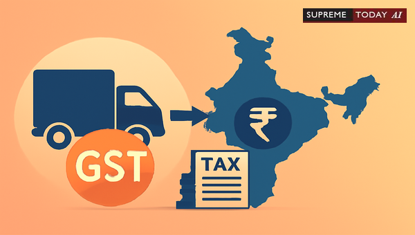 Interstate Goods Transport: Determining GST Liability and Jurisdiction Rules