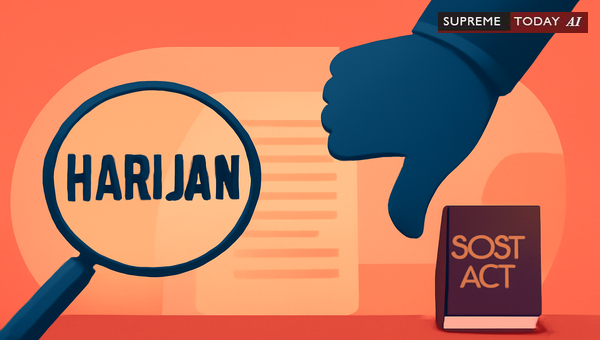 Judicial Interpretation of 'Harijan' as Offensive Language Under the SC/ST Act