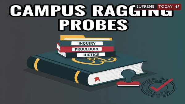 Can College Heads Appoint Ragging Inquiry Committees?