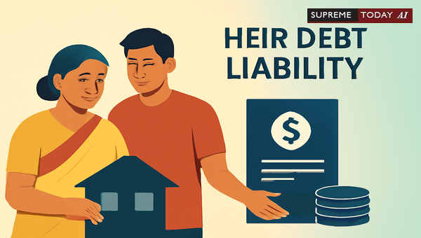 Inheritor Liability for Mother's Debts on Self-Acquired Property under Hindu Succession Act
