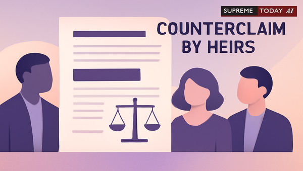 Can Legal Heirs File a Counterclaim After the Original Defendant Dies?