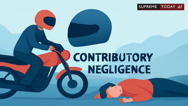 Does Helmet Non-Use Constitute Contributory Negligence in Motor Accident Death Claims?