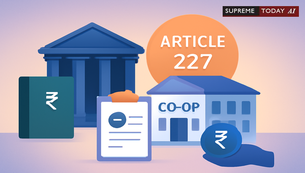 Limits of High Court Article 227 Supervisory Power in Regularizing Cooperative Society Loans
