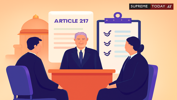 Constitutional Appointment Framework for High Court Judges under Article 217 in India