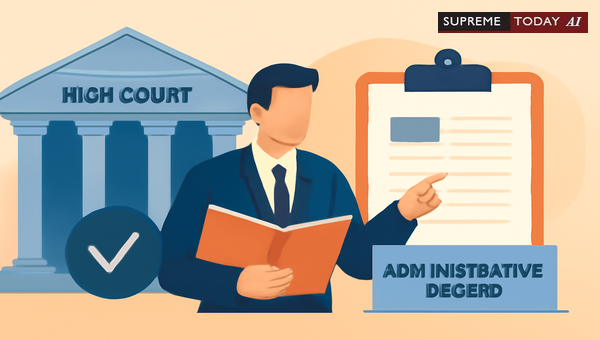 Can High Court Judicial Review Scrutinize Chief Justice Administrative Notifications?