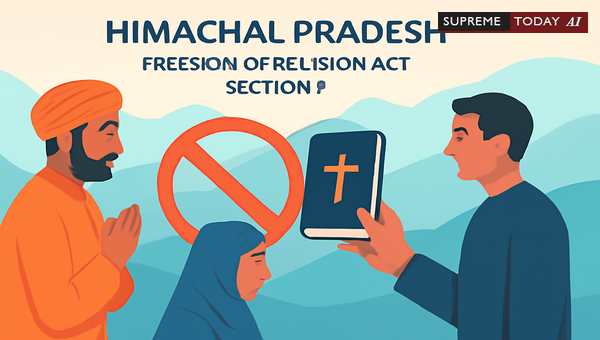 Legality of Religious Conversion Declarations under Himachal Pradesh Freedom of Religion Act Section 4