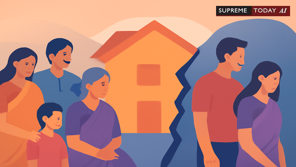 Proving Joint Hindu Family Separation Based on a Son's Marriage and His Separate Residence