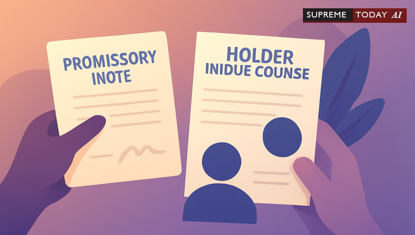 Establishing Holder in Due Course Status Under Section 9 of the Negotiable Instruments Act
