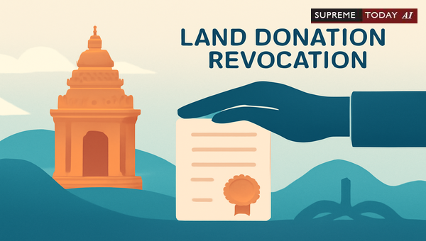 Can a Hospital President’s Heirs Revoke a Temple Land Donation After Their Death?