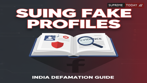 How to Sue Fake Facebook Accounts for Defamation in India