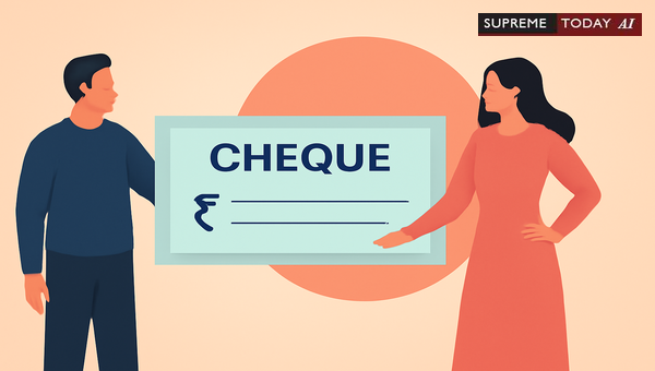 Husband's Self-Cheque for Spousal Loan: Legal Enforceability and NI Act Presumptions
