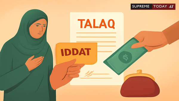 Can Iddat Expenses Be Paid Before Formal Talaq Notice? Legal Validity Analyzed