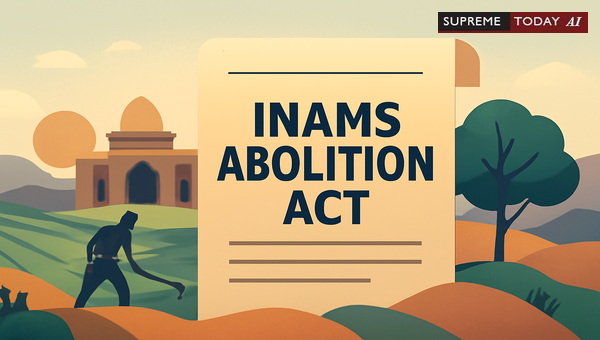 Landmark Supreme Court Rulings and Judicial Precedents on Inams Abolition Act Land Tenure Reforms
