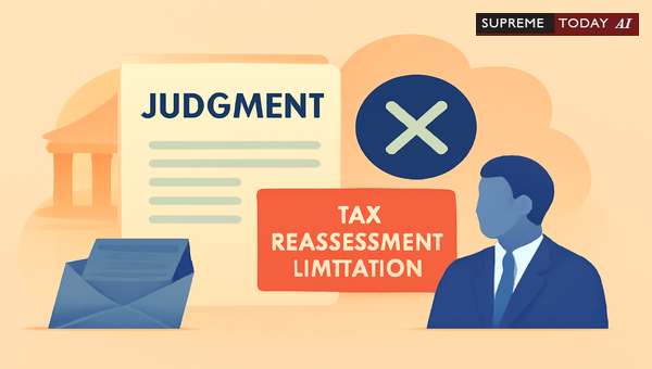 Invalidation of Income Tax Assessment Notices Issued Beyond 5-Year Statutory Limitation
