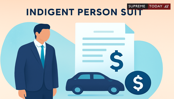 Subsequent Car Loan Acquisition and the Grounds for Dismissing Indigent Person Petitions