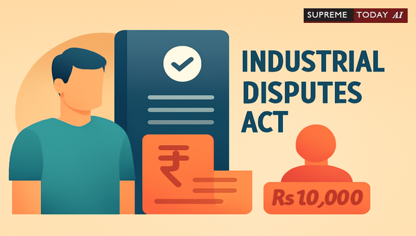 Applicability of Industrial Disputes Act to Employees Earning Above Rs 10,000 Monthly